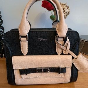 Alexander McQueen Mini Purse Pink & Black Padlock